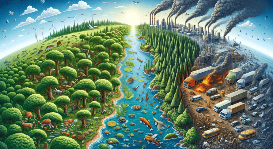 Image sur Les ressources naturelles des écosystèmes et les activités humaines